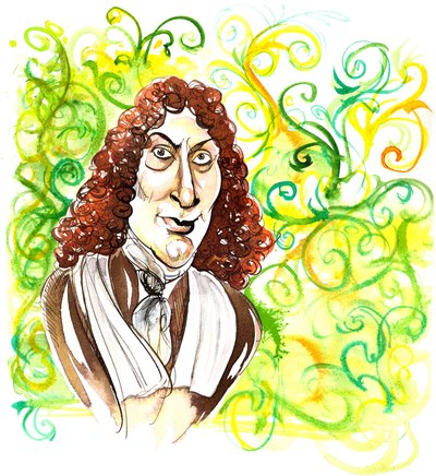 Arcangelo Corelli - Karikatur von Neale Osborne